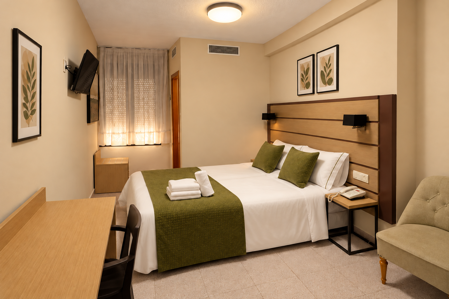 Habitación Individual en el Hotel Royal Ronda